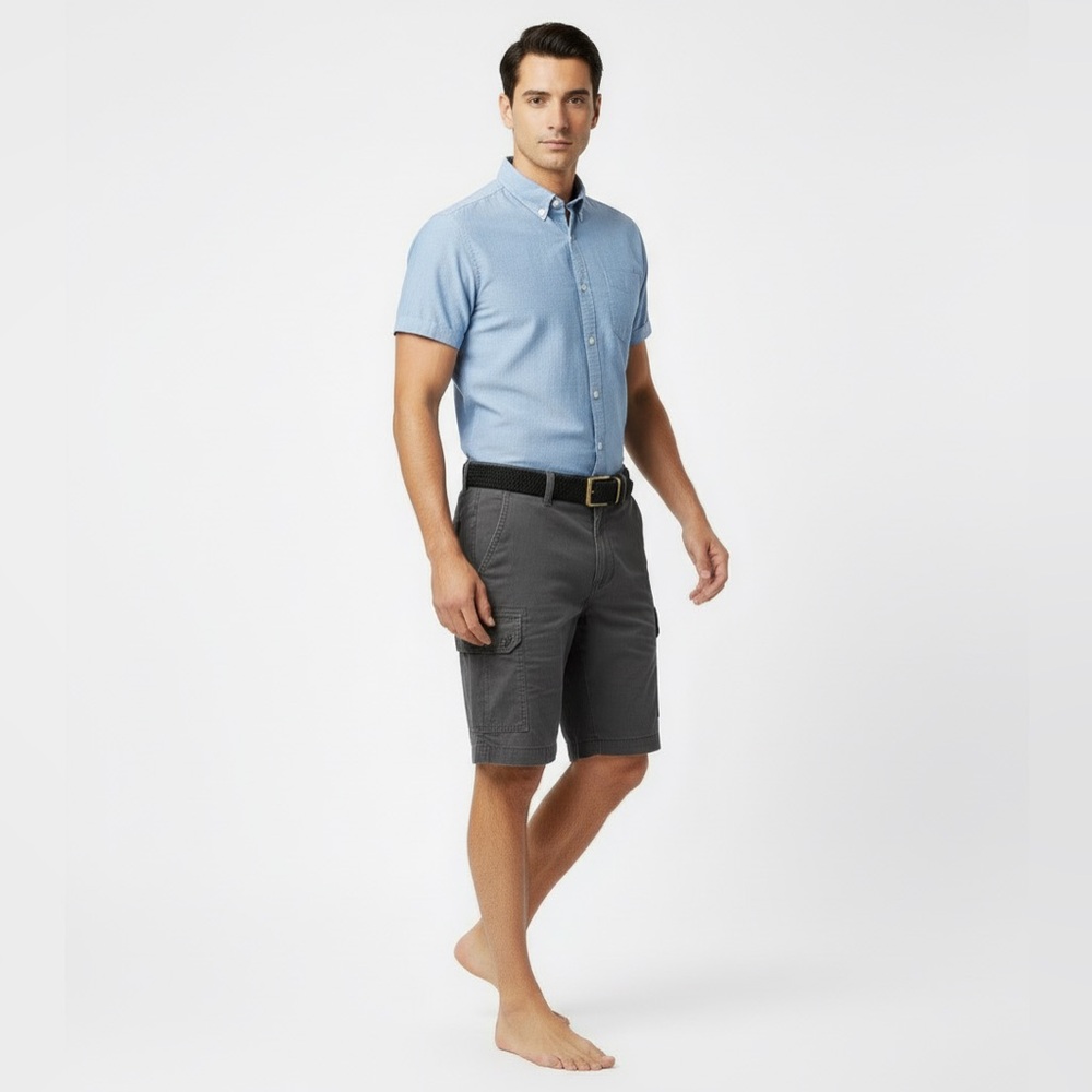 The Foundry- Men's Gray Cargo Shorts